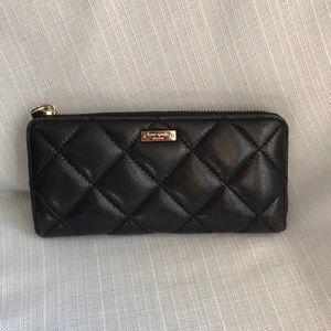 Kate Spade quilted leather wallet
